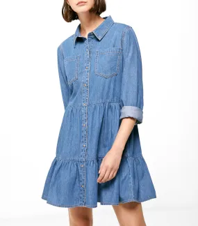 Sustainable Washed Denim Dress