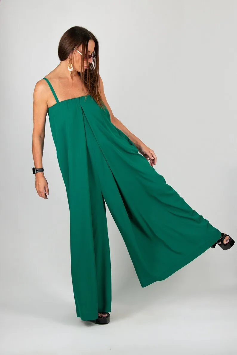 TALIA Blue Wide Off Shoulders Jumpsuit