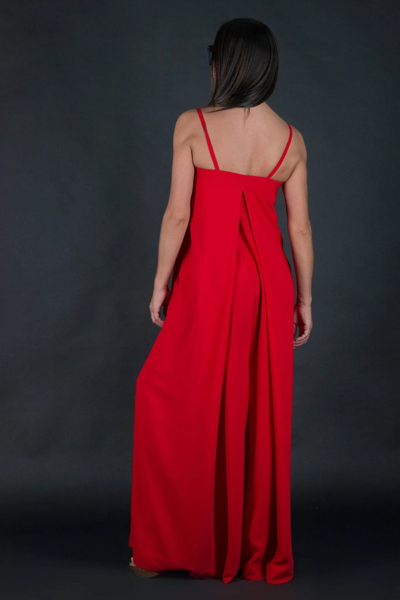 TALIA Blue Wide Off Shoulders Jumpsuit