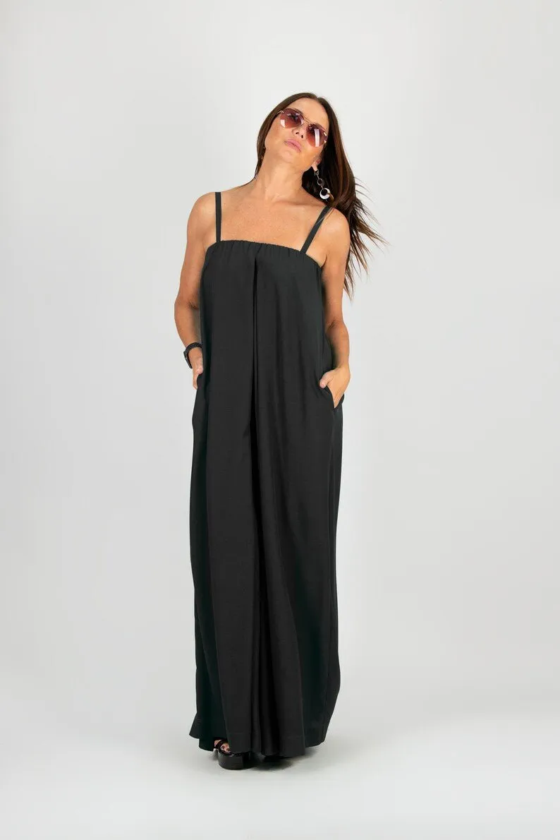 TALIA Blue Wide Off Shoulders Jumpsuit