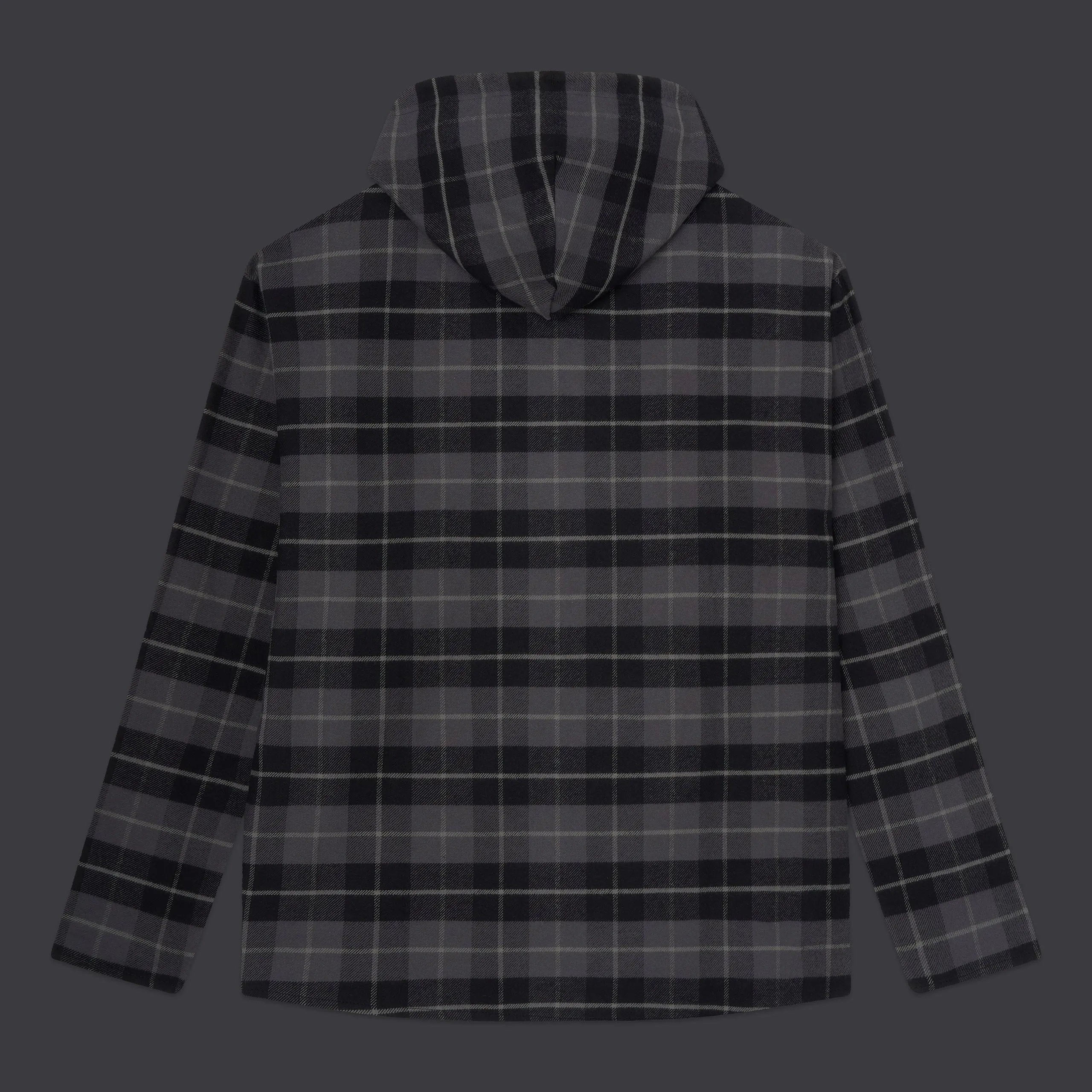 Tartan Hoodie Black