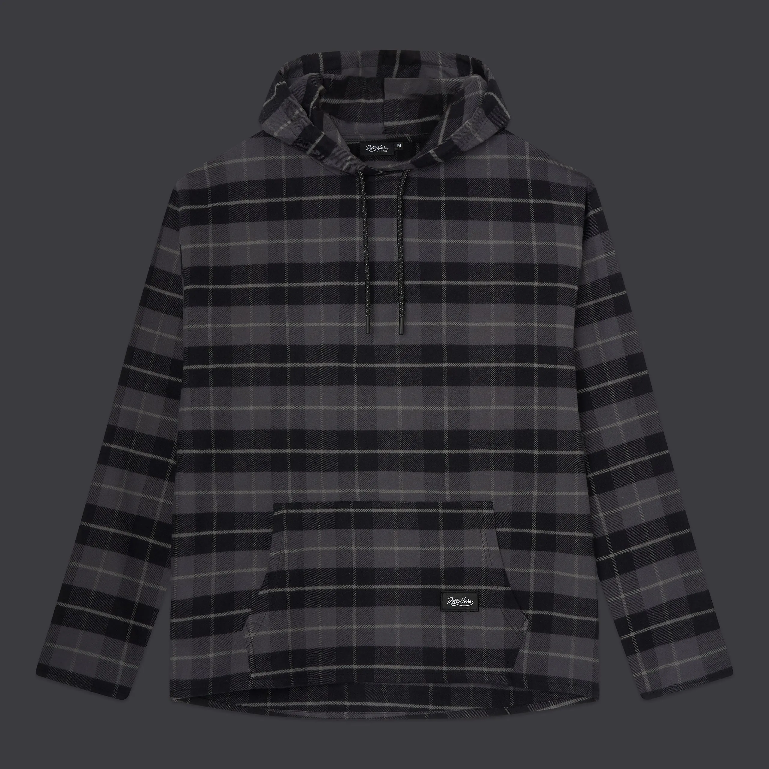 Tartan Hoodie Black
