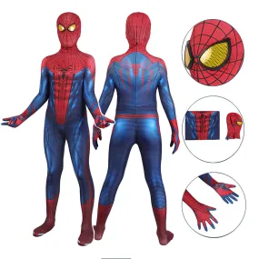 The Amazing Spider-Man PS5 Cosplay Costume Kids Peter Parker Jumpsuit Halloween Suit
