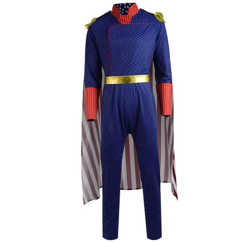 The Boys Homelander Costumes Halloween Cosplay Outfits for Men