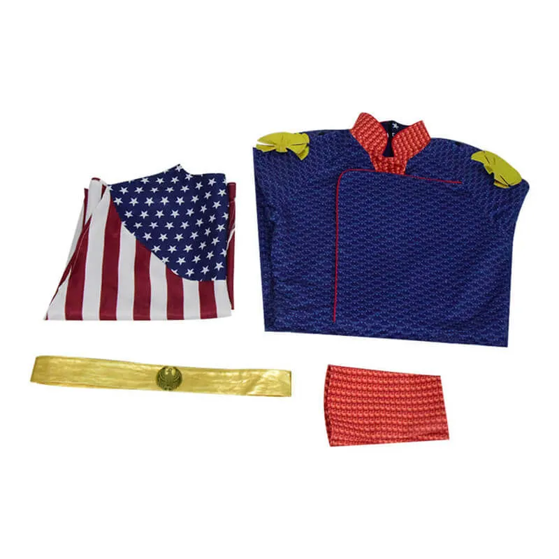 The Boys Homelander Costumes Halloween Cosplay Outfits for Men