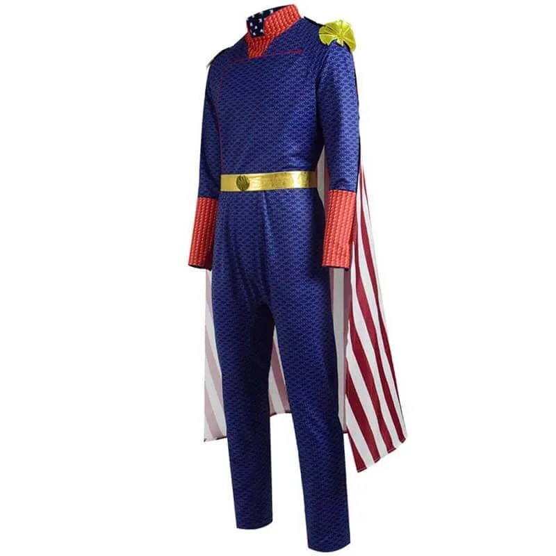 The Boys Homelander Costumes Halloween Cosplay Outfits for Men