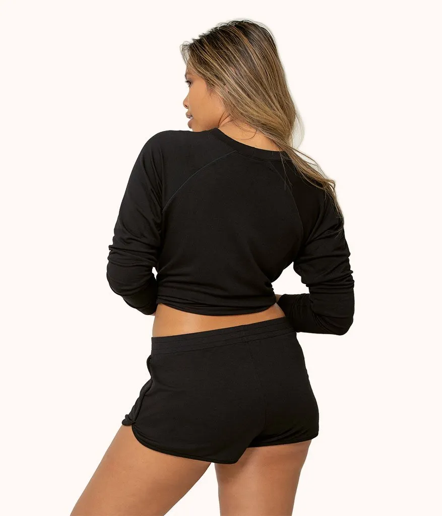 The Terry-Soft Short Set Bundle: Jet Black