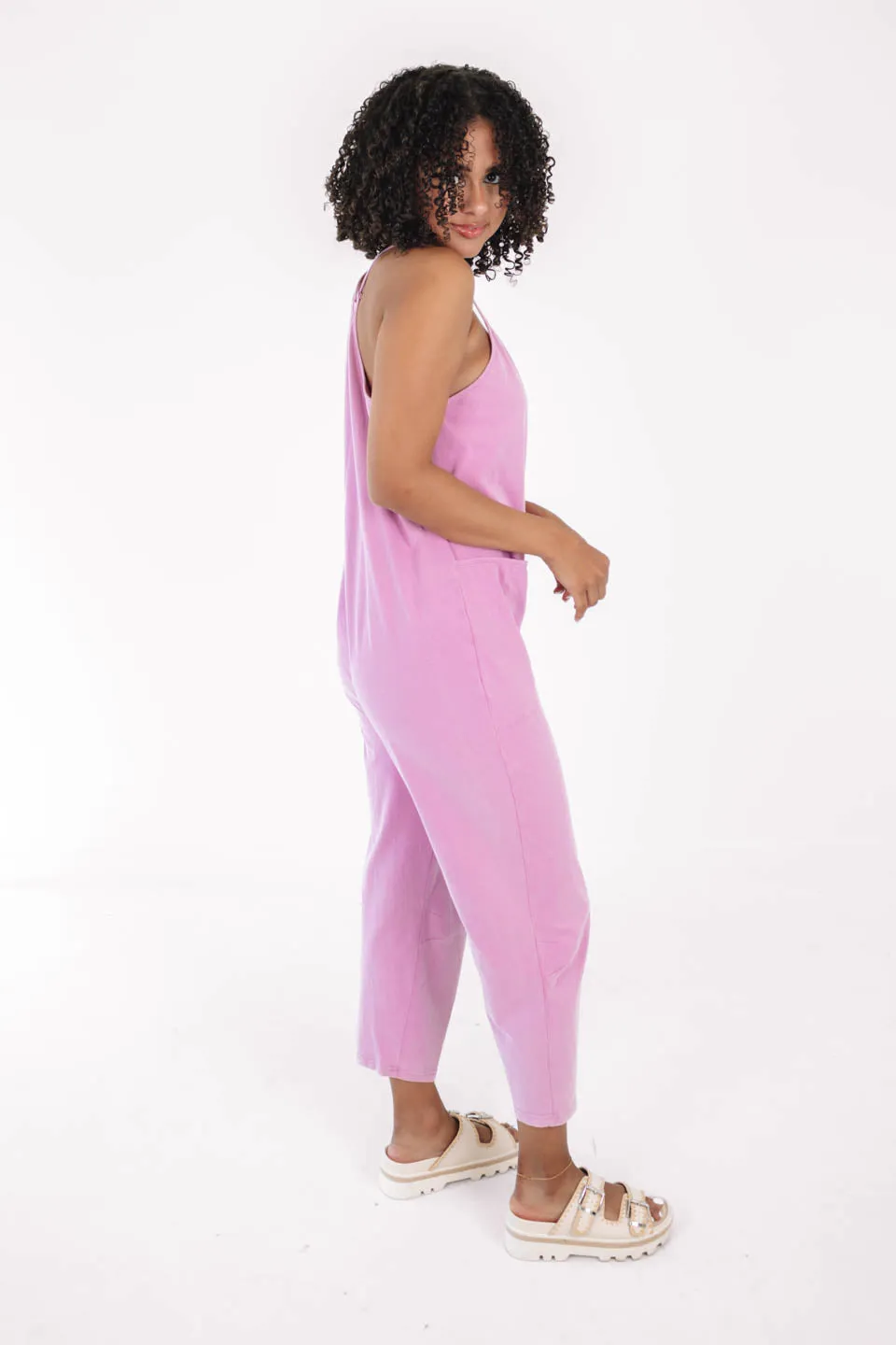 Travel Light Jumpsuit - Pink