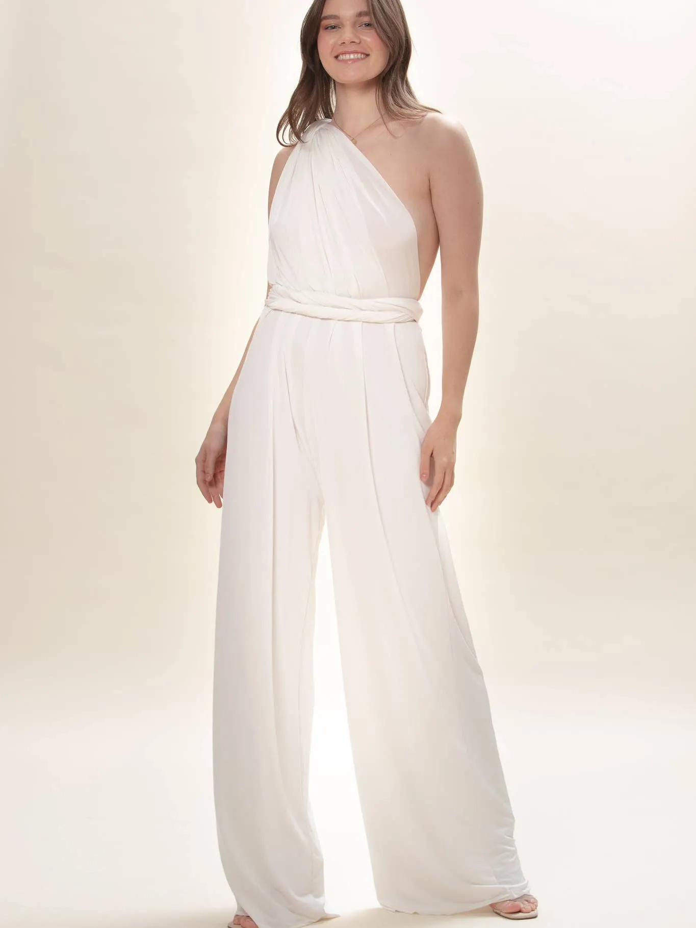 Twobirds New York / Civil Union Ivory Jumpsuit