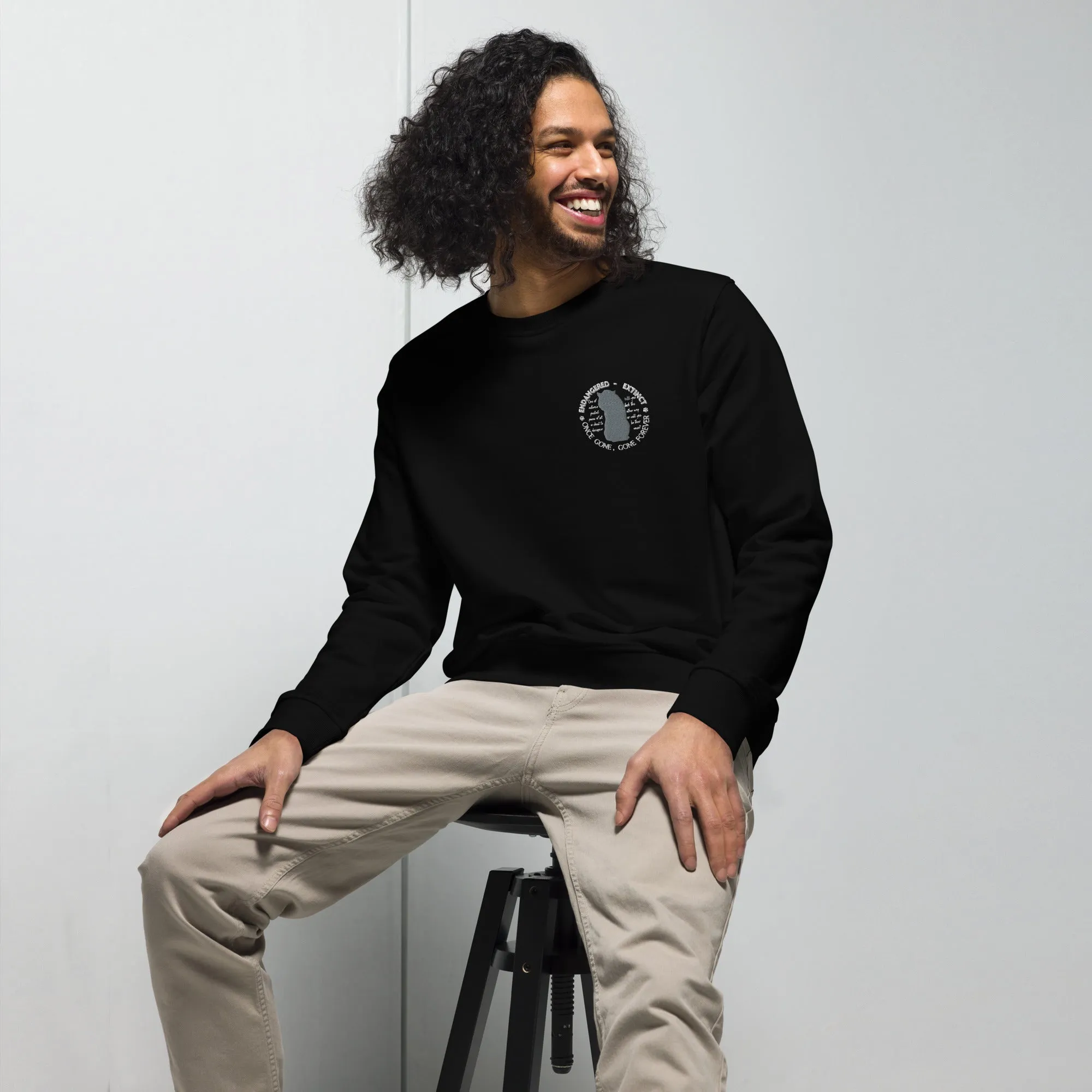 Unisex organic sweatshirt, Tiger's Voices
