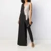 V neck Paneled Sheath Elegant Jumpsuit