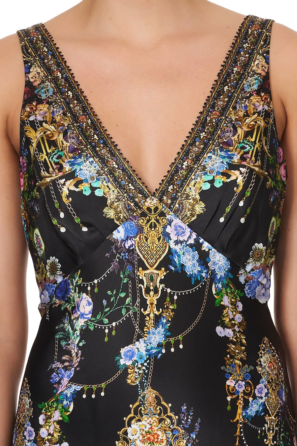 V-NECK SLIP DRESS PALACE PLAYHOUSE