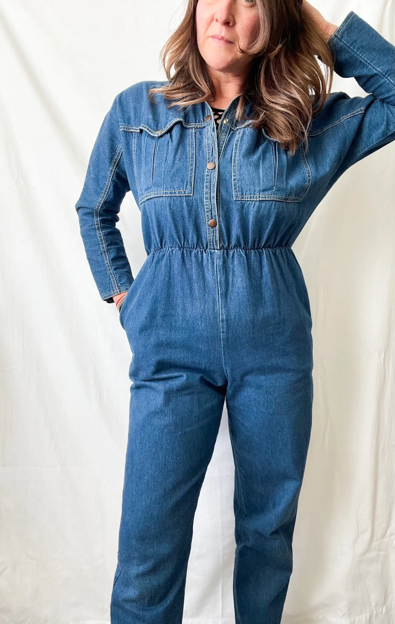 Vintage Denim Jumpsuit