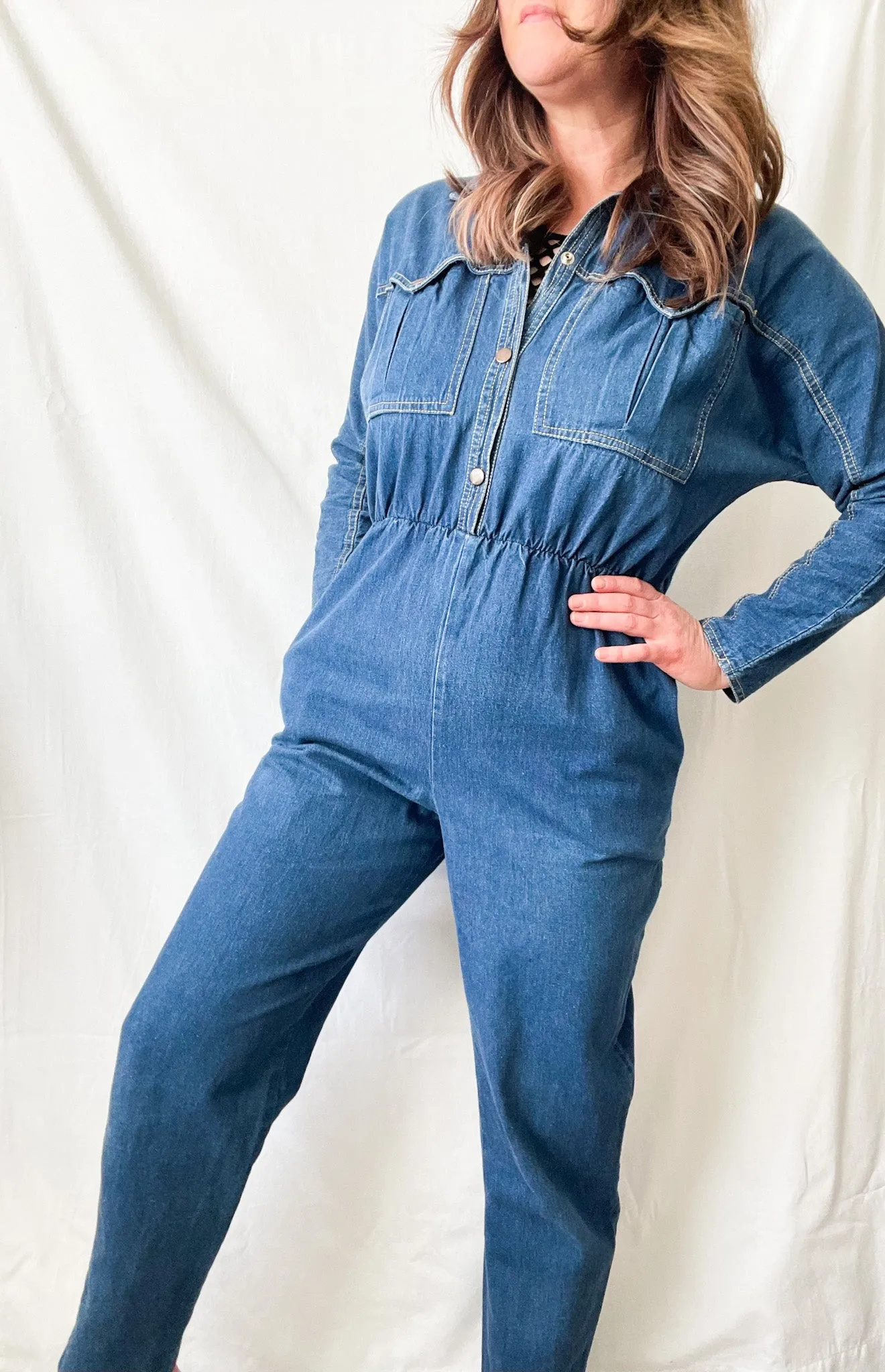 Vintage Denim Jumpsuit