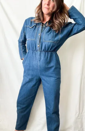 Vintage Denim Jumpsuit
