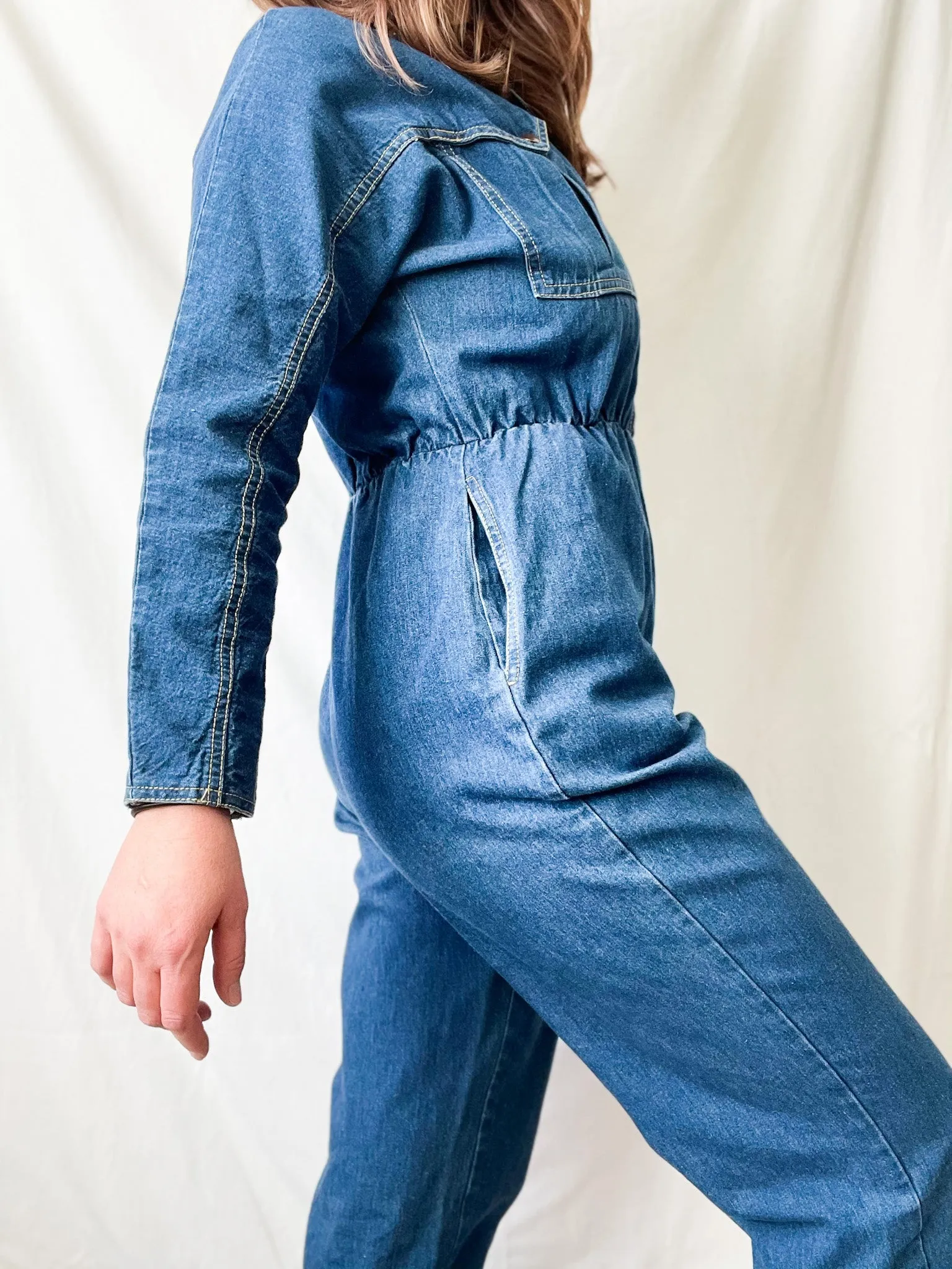 Vintage Denim Jumpsuit