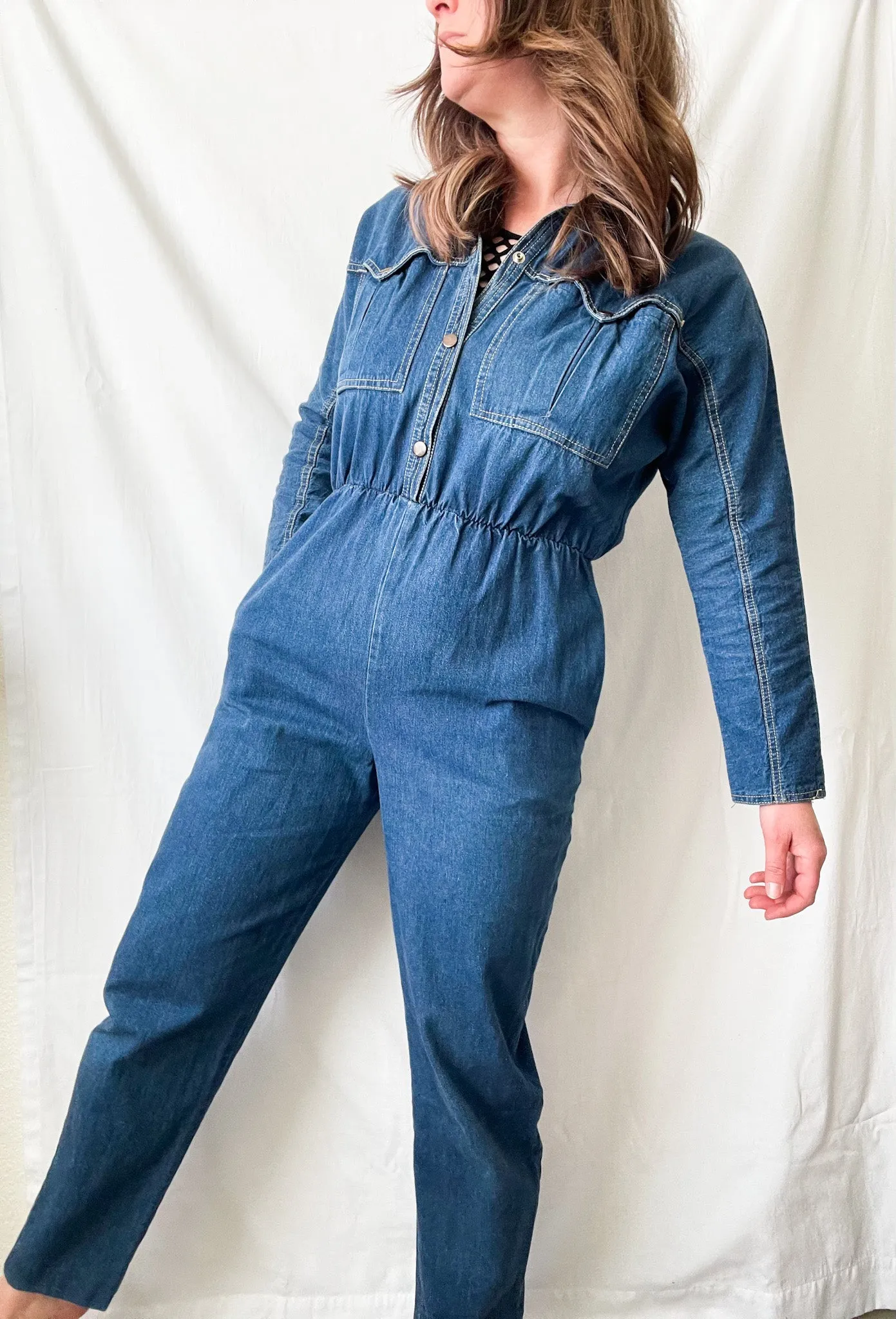 Vintage Denim Jumpsuit