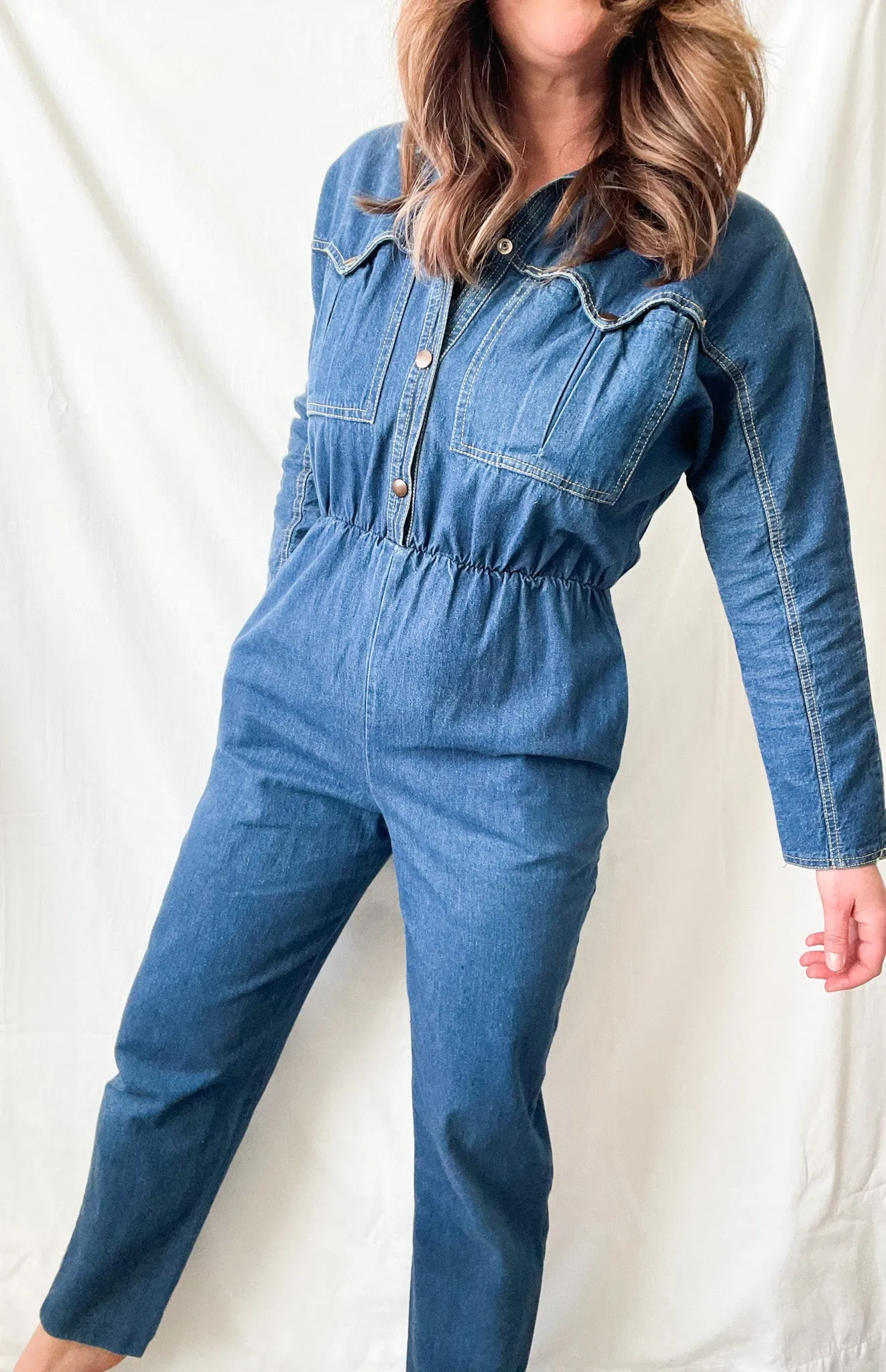 Vintage Denim Jumpsuit
