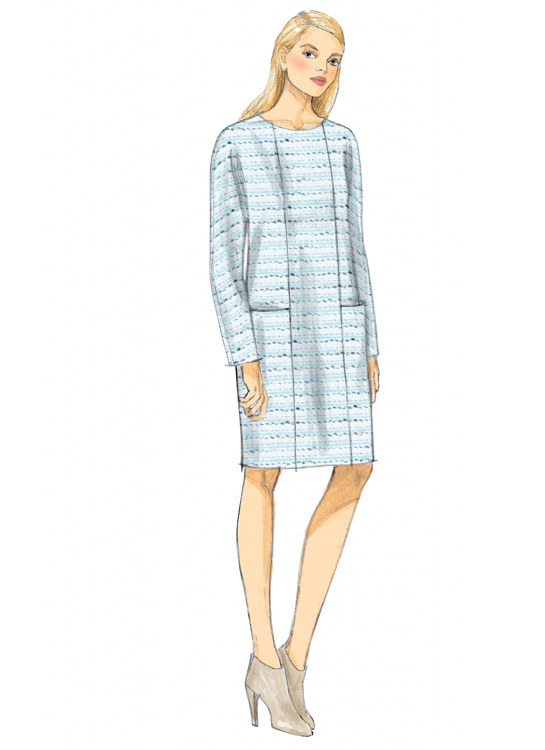 Vogue Pattern V90Misses' Dress