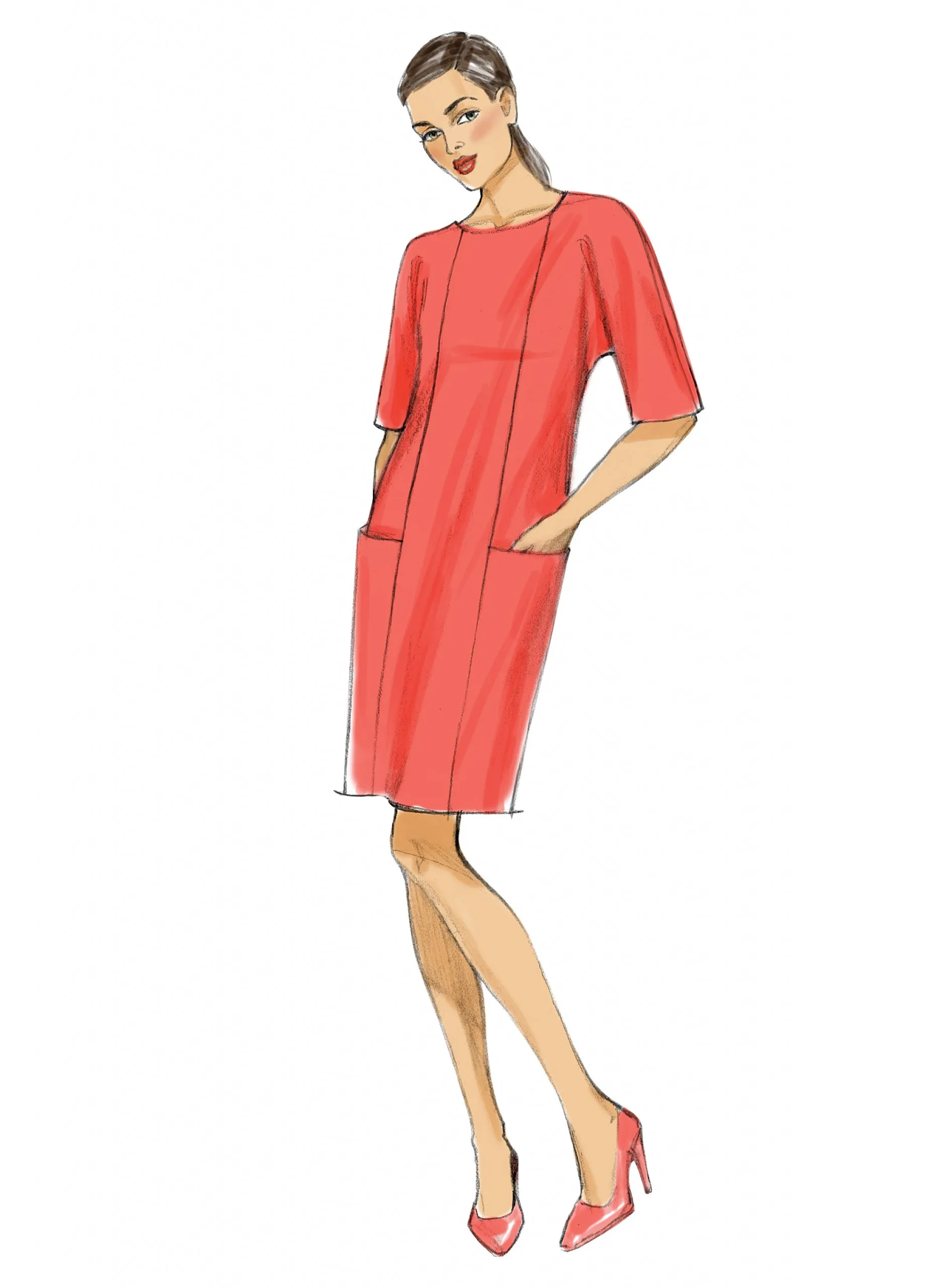 Vogue Pattern V90Misses' Dress