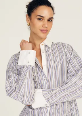 Wesley Shirt - Seine Blue Multi