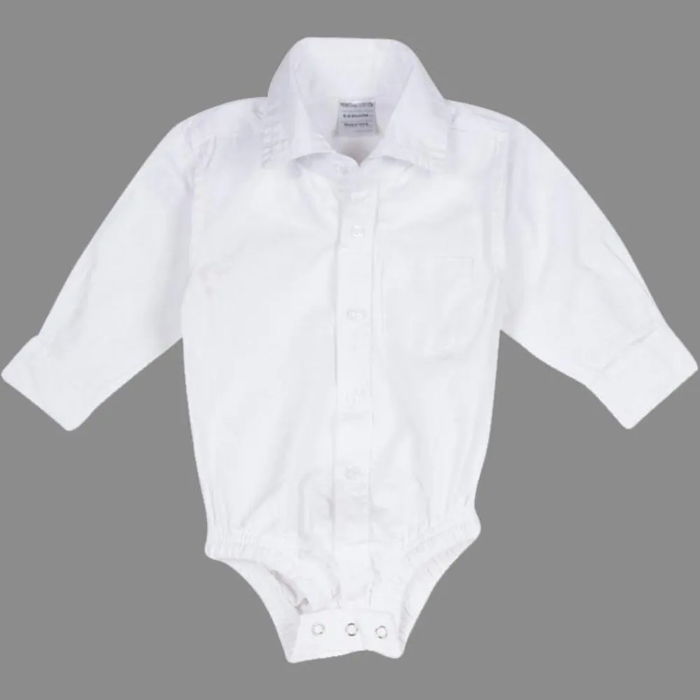 White Collared Onesie