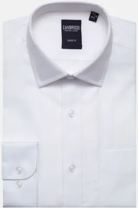 White Stripes Dobby Shirt