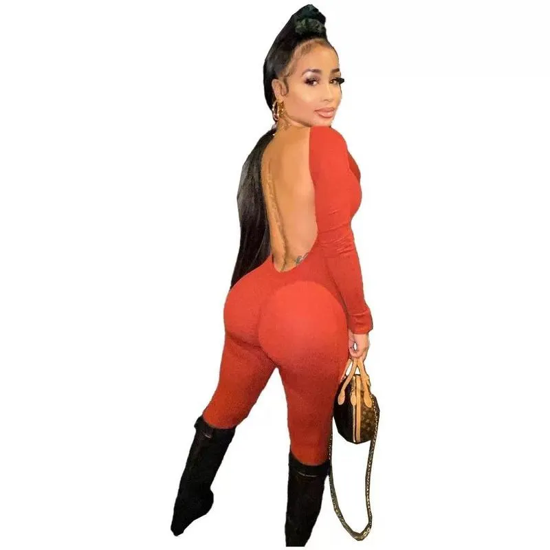 Wholesale backless sexy long Jumpsuit（CL9377）
