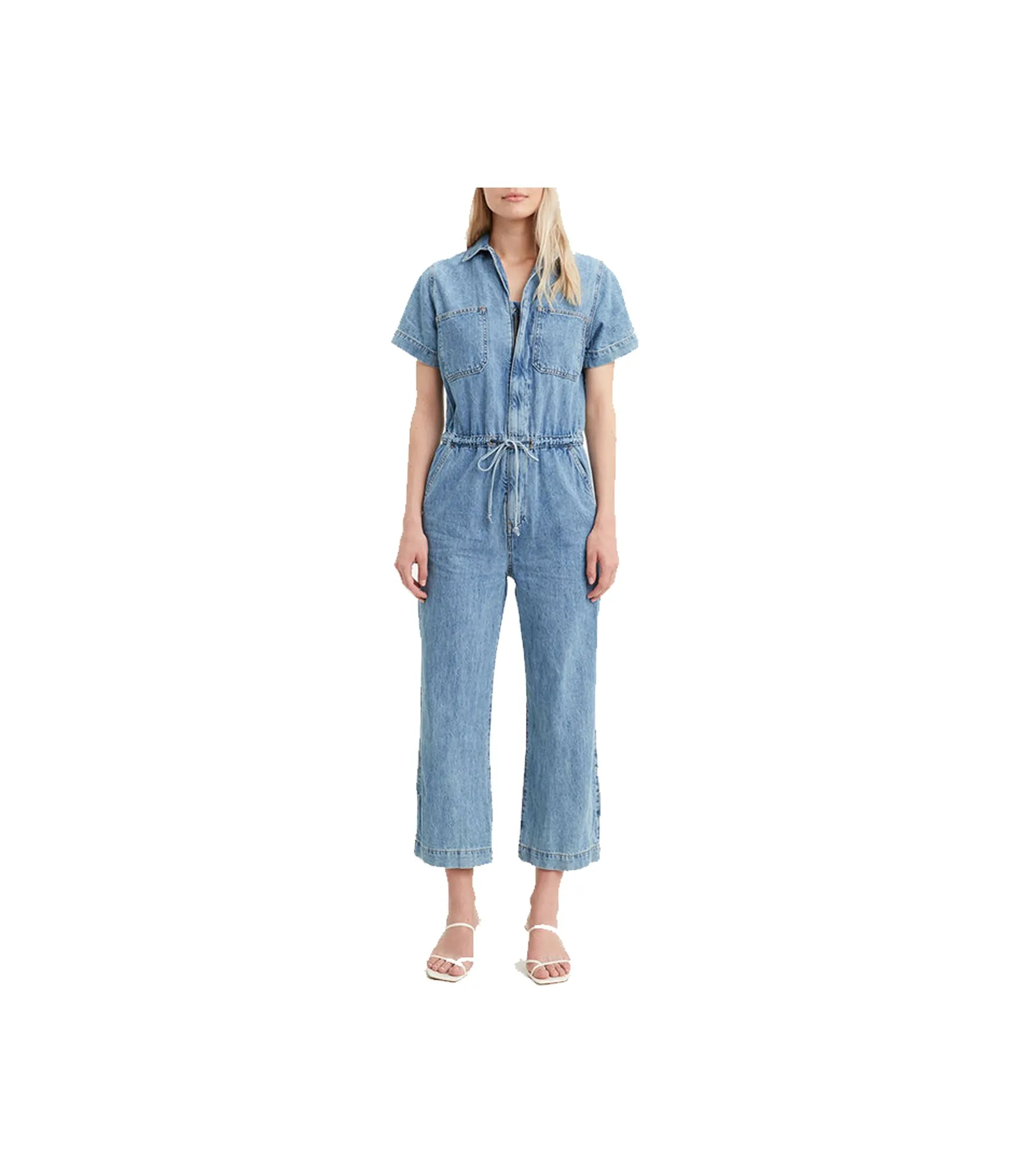 Wide Leg Jumpsuit Indigo