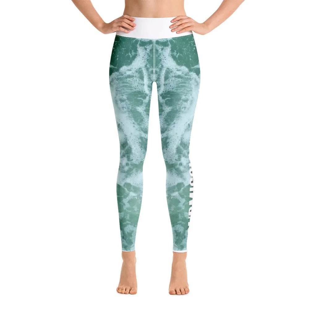 Windy Seas ~ High-Waist Leggings *