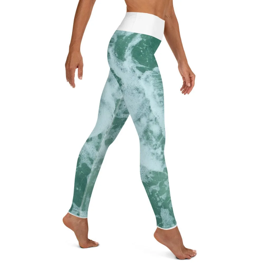 Windy Seas ~ High-Waist Leggings *