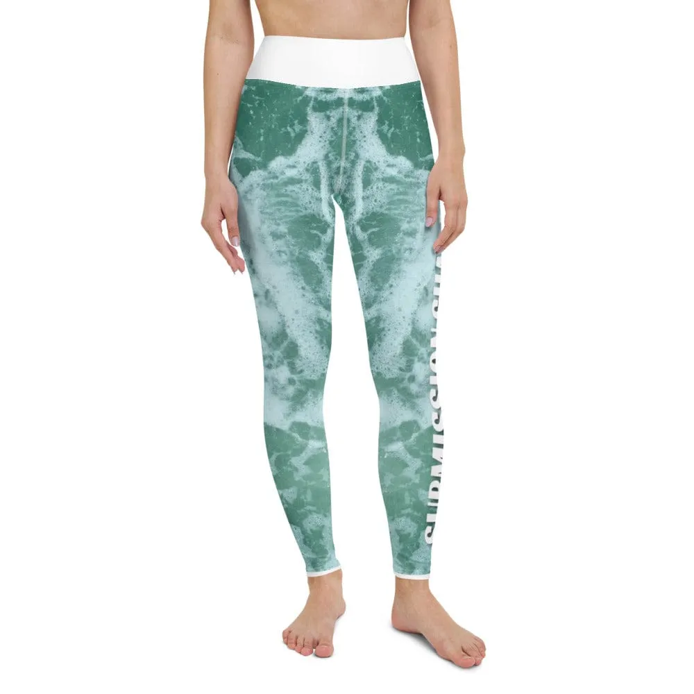 Windy Seas ~ High-Waist Leggings *