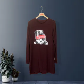Women Autumn Winter Long Sleeve Tunic Blouse – Free Size -5862