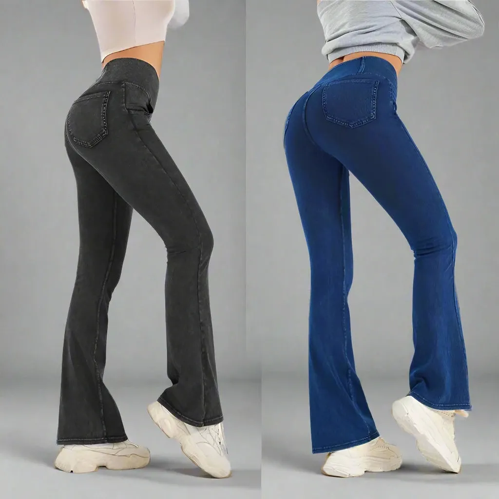 Women's Denim flare pants