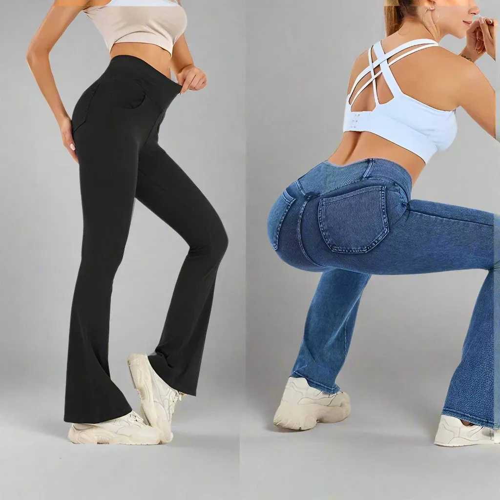 Women's Denim flare pants