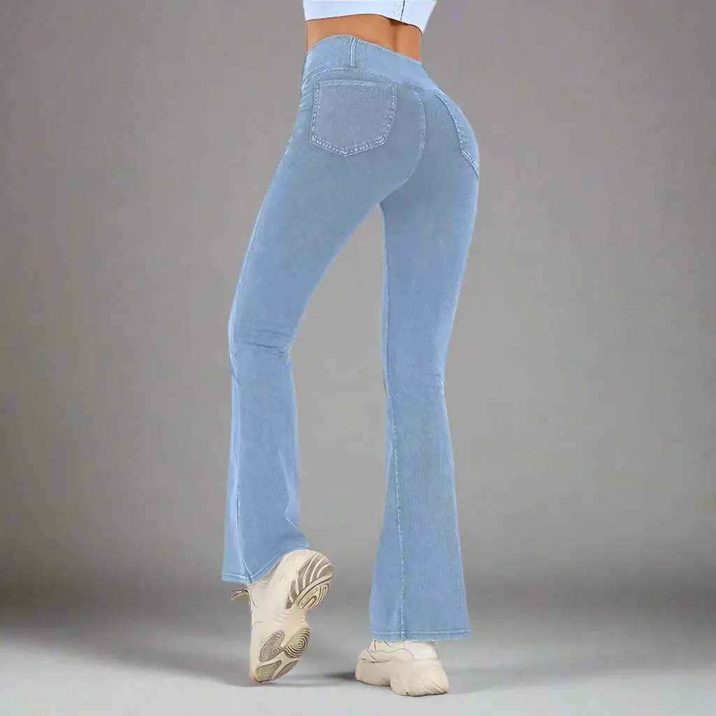 Women's Denim flare pants