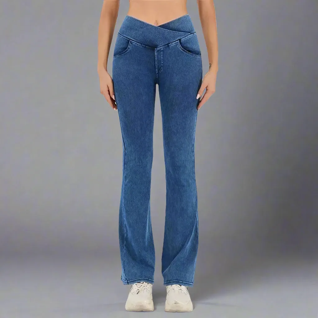 Women's Denim flare pants