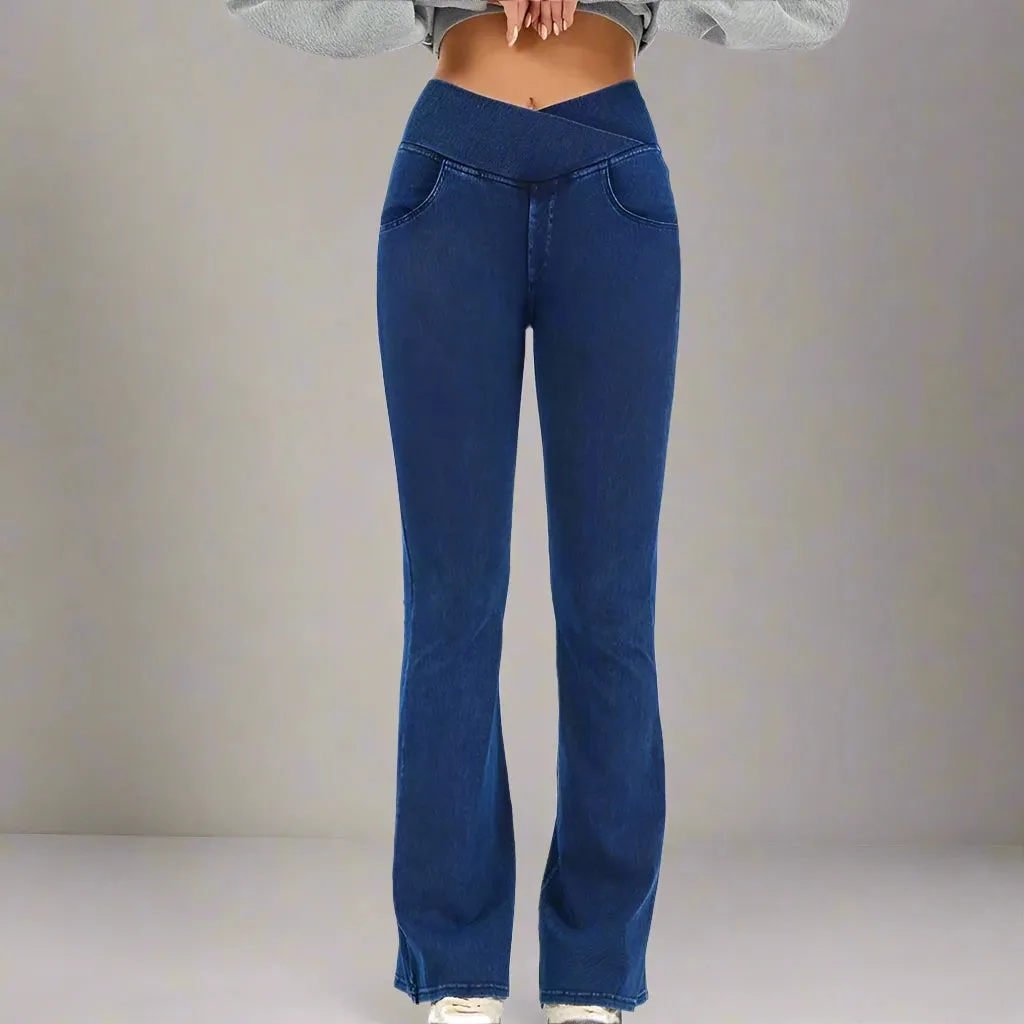 Women's Denim flare pants