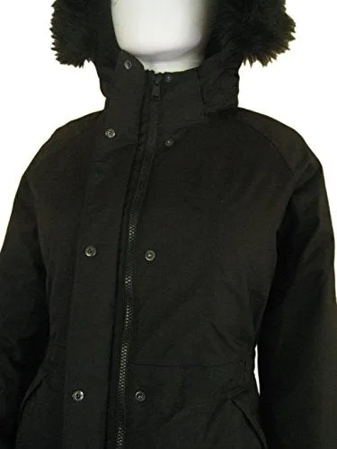 Women's The North Face Arctic Parka Jacket Black Size Large