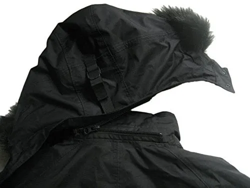Women's The North Face Arctic Parka Jacket Black Size Large