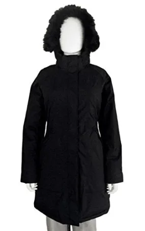 Women's The North Face Arctic Parka Jacket Black Size Large
