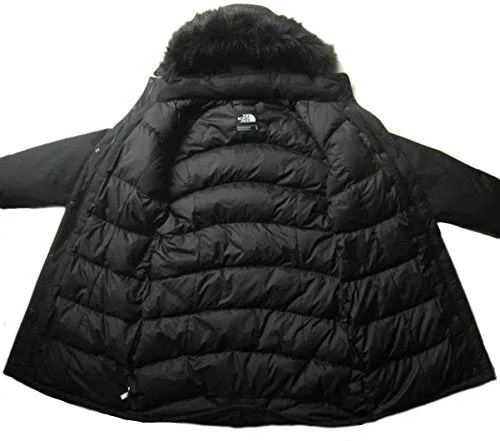 Women's The North Face Arctic Parka Jacket Black Size Large