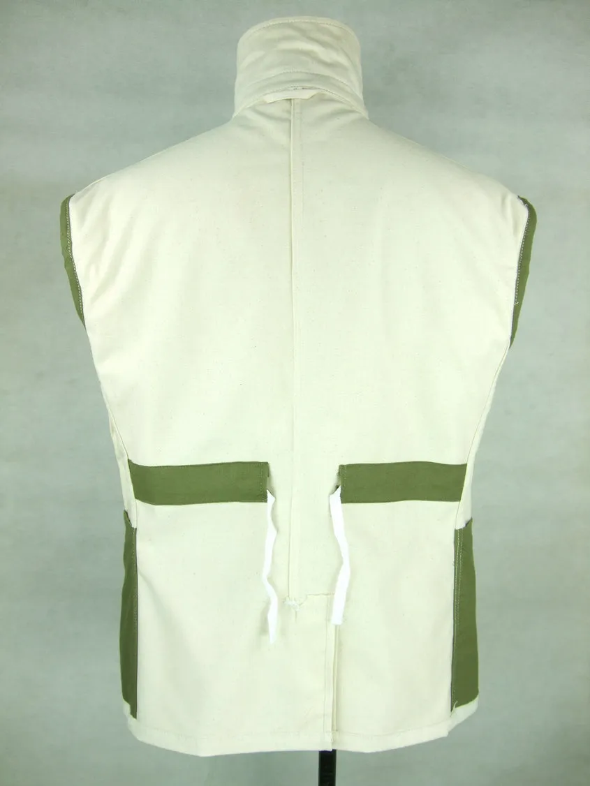 WWII German Summer HBT Off White Drill Service Tunic Jacket