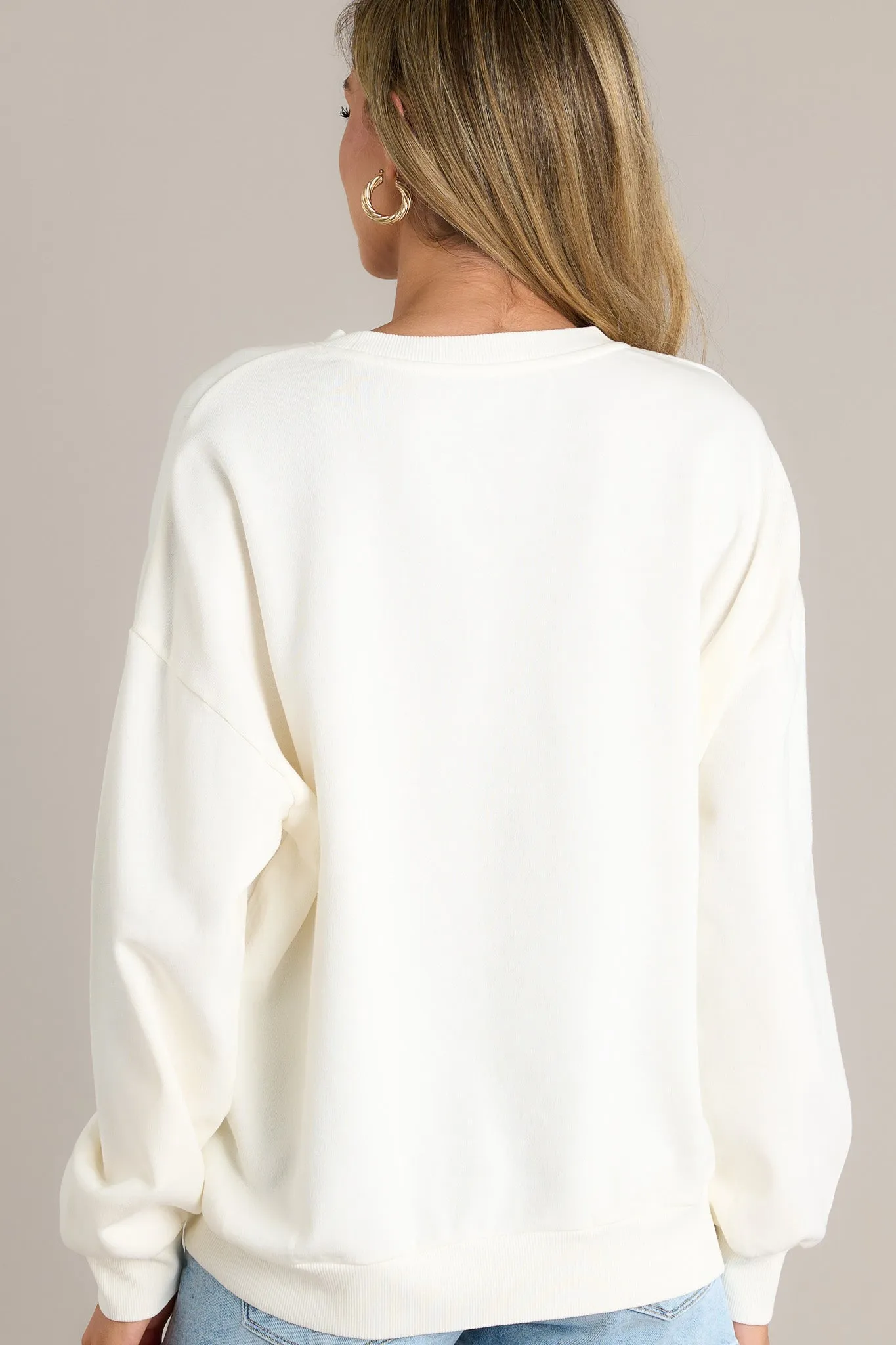 Z Supply Le Paradis Sunday Sea Salt Sweatshirt