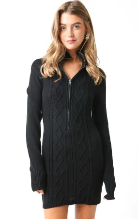 Zip Knit Dress