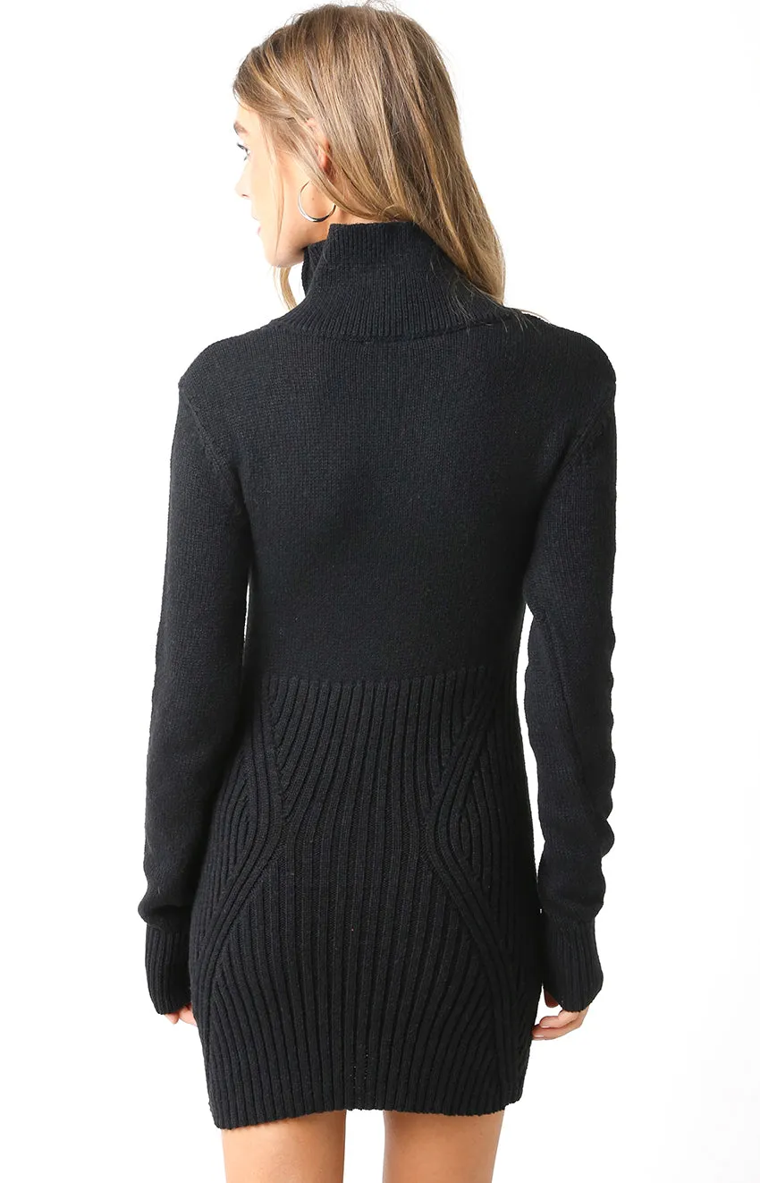 Zip Knit Dress